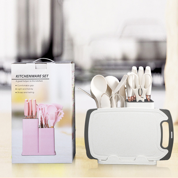 硅胶厨具19件套礼盒套装